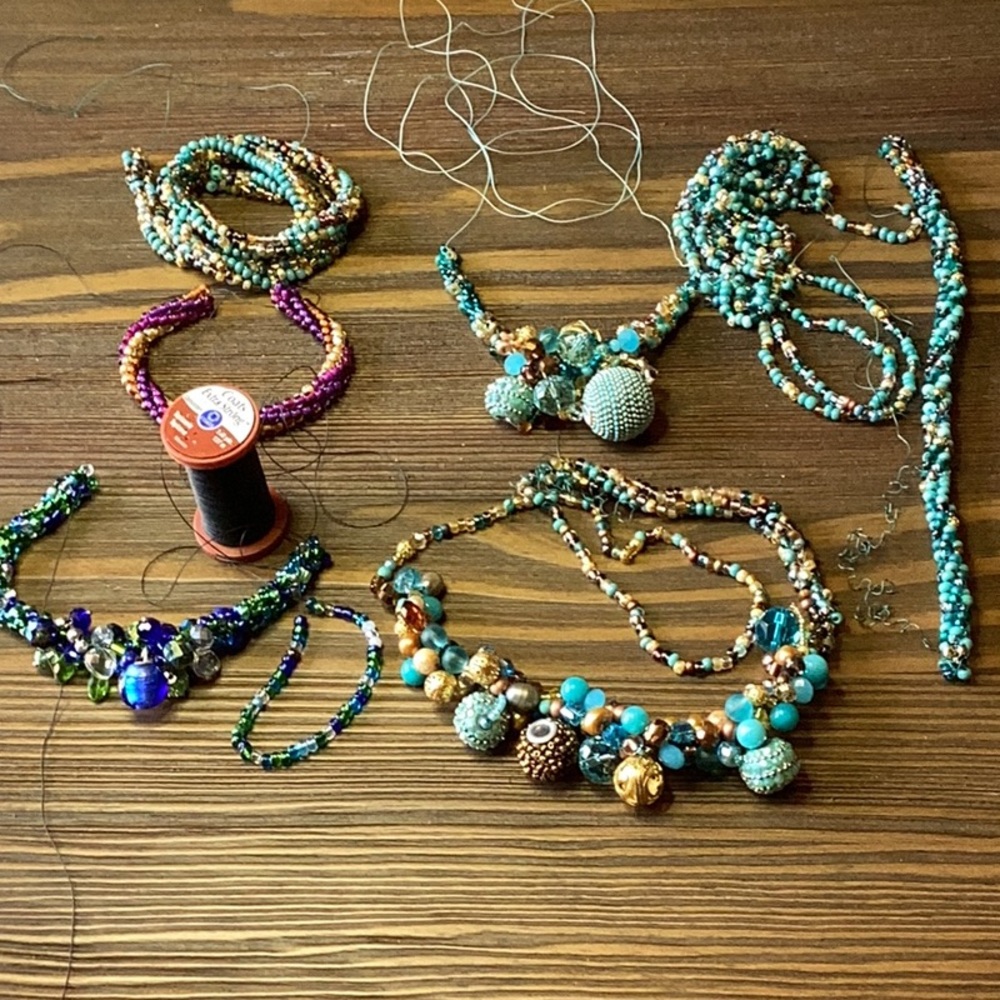 Lot #105 Jewelry Crochet Projects for Your Completion